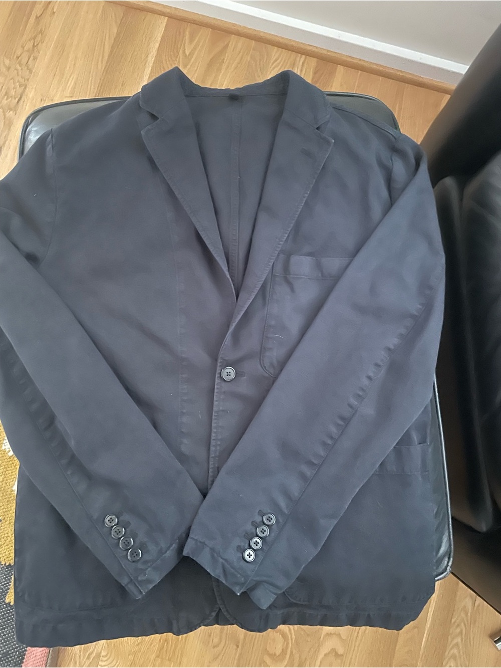 J. Crew distressed black classic Men's Blazer Jacket